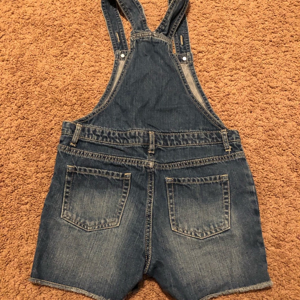 Girls Ripped Shortalls - Picture 2 of 5
